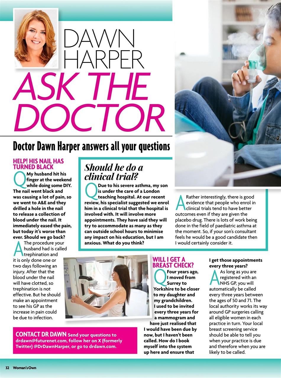 Woman's Own Preview Pages