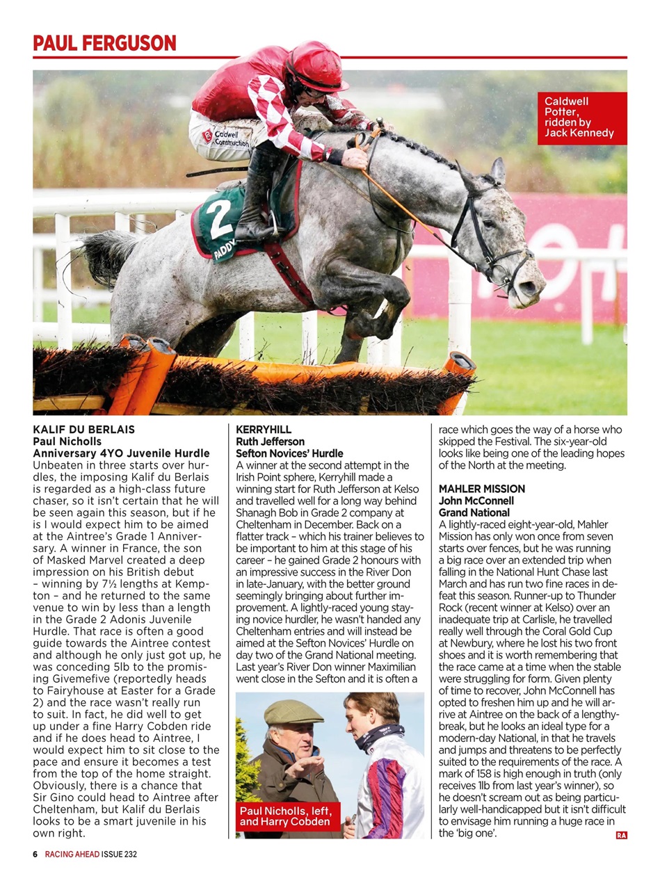 Racing Ahead Preview Pages