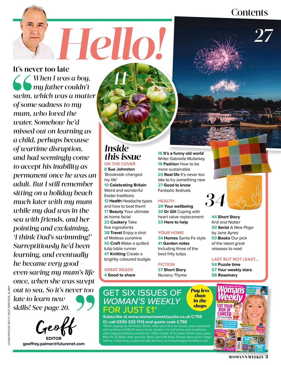 Woman's Weekly Preview Pages