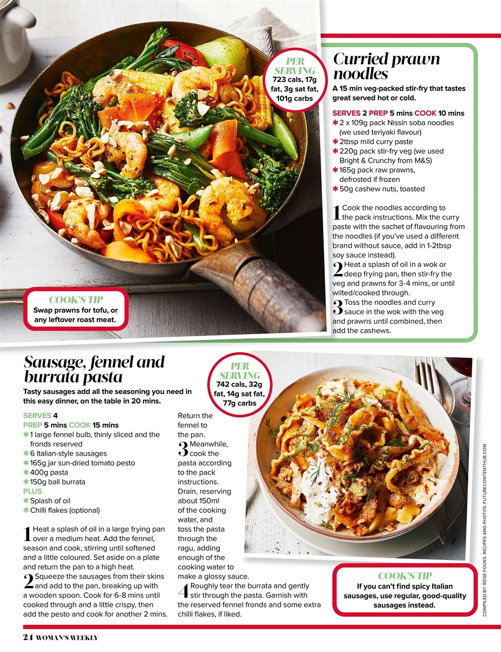 Woman's Weekly Preview Pages