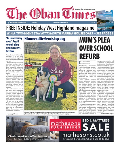 The Oban Times & Lochaber Times issue 
