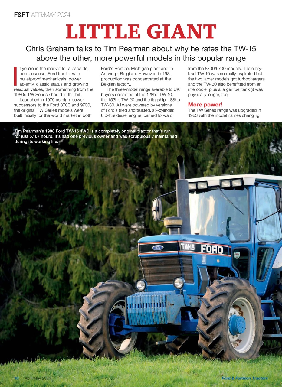Ford & Fordson Preview Pages