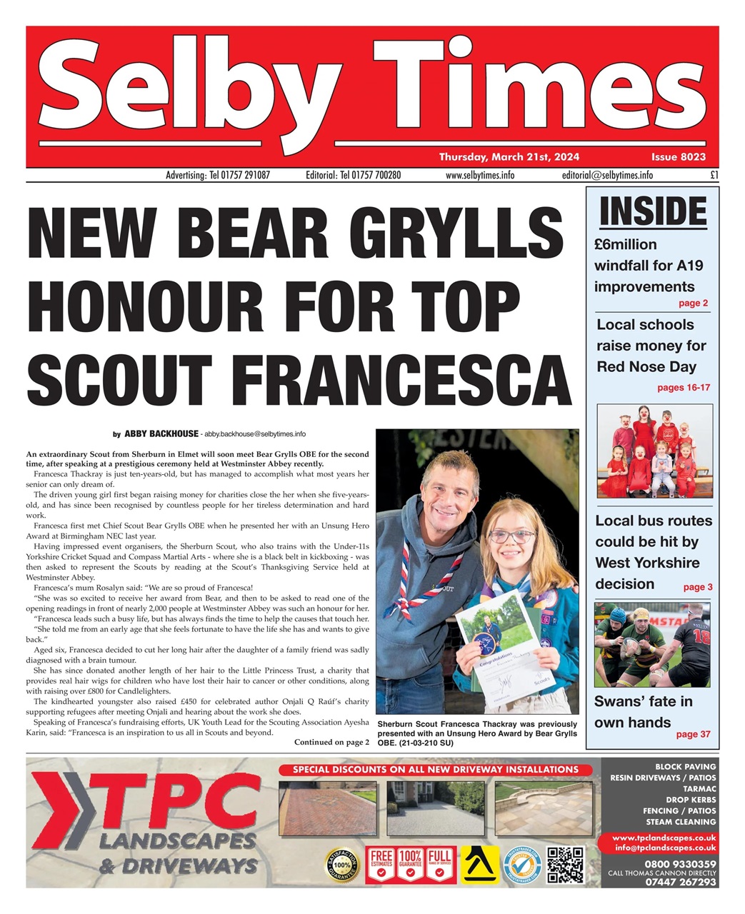 Selby Times Preview Pages
