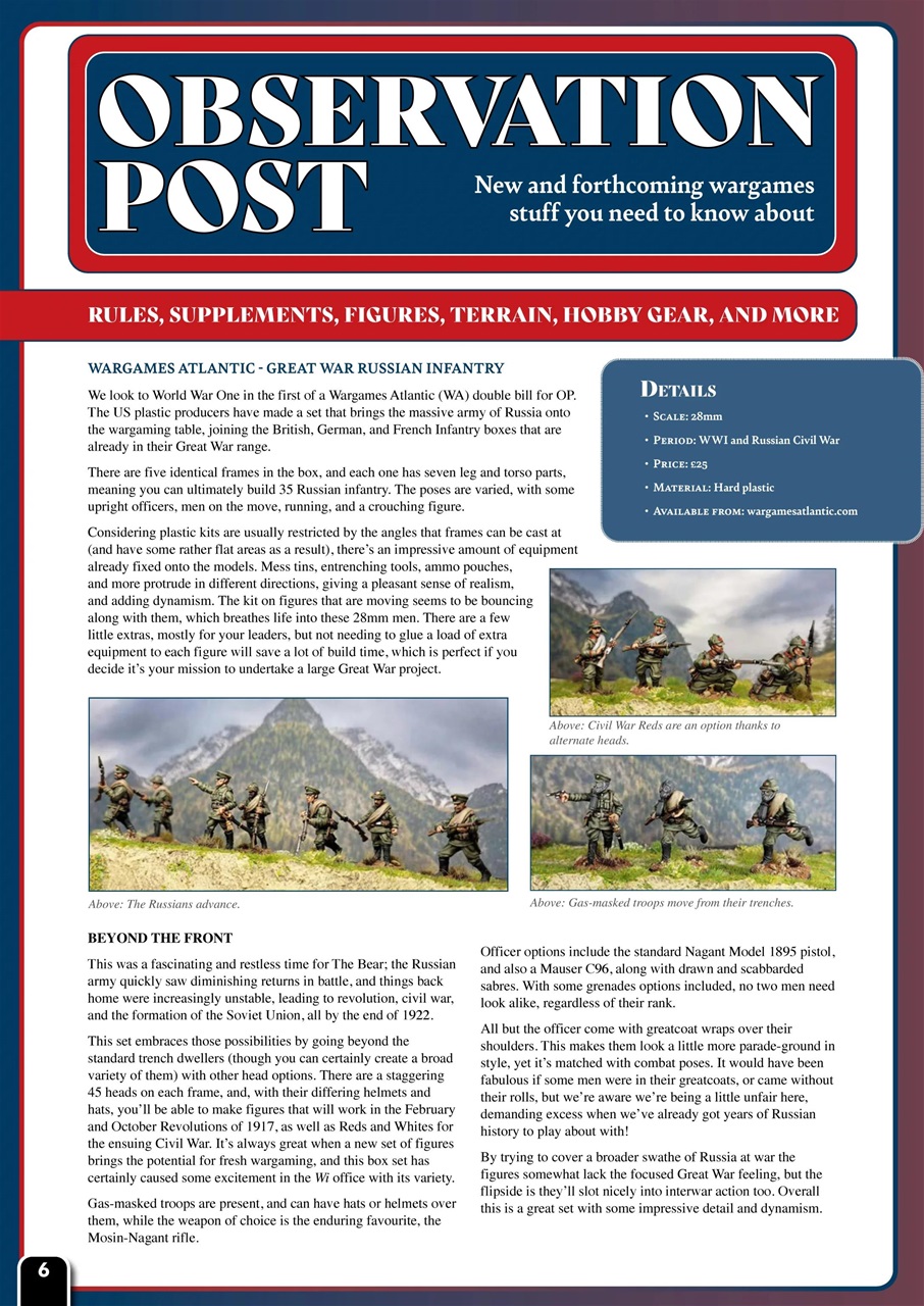 Wargames Illustrated Preview Pages