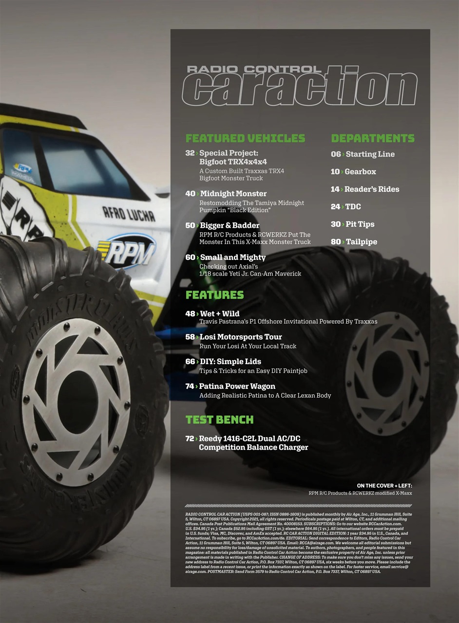 RC Car Action Preview Pages