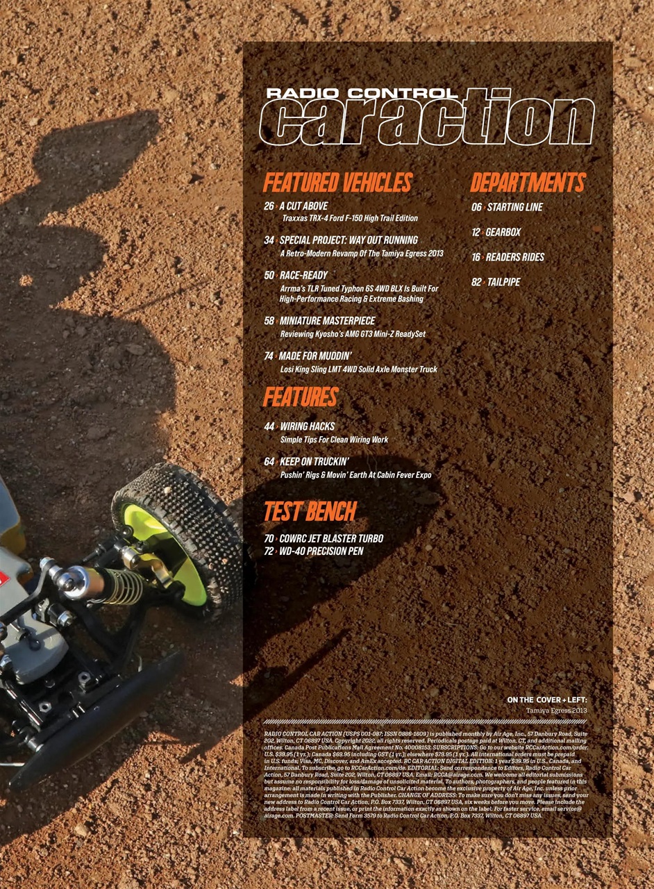RC Car Action Preview Pages