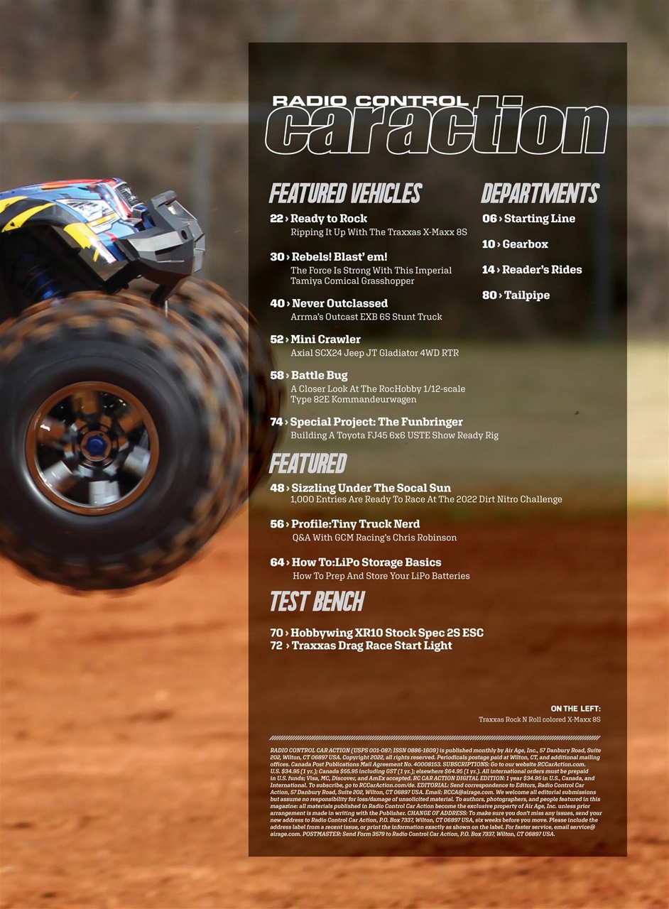 RC Car Action Preview Pages