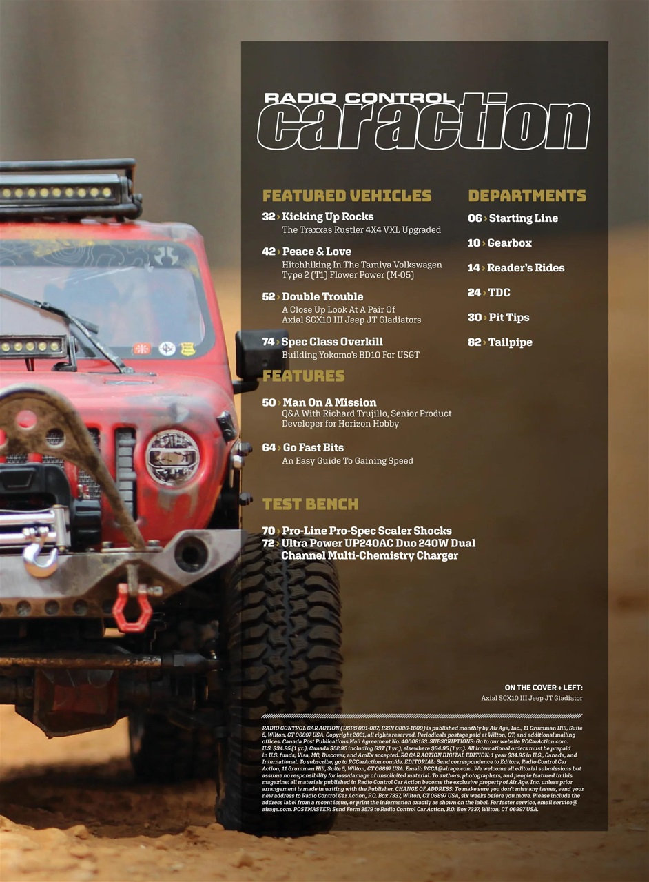 RC Car Action Preview Pages