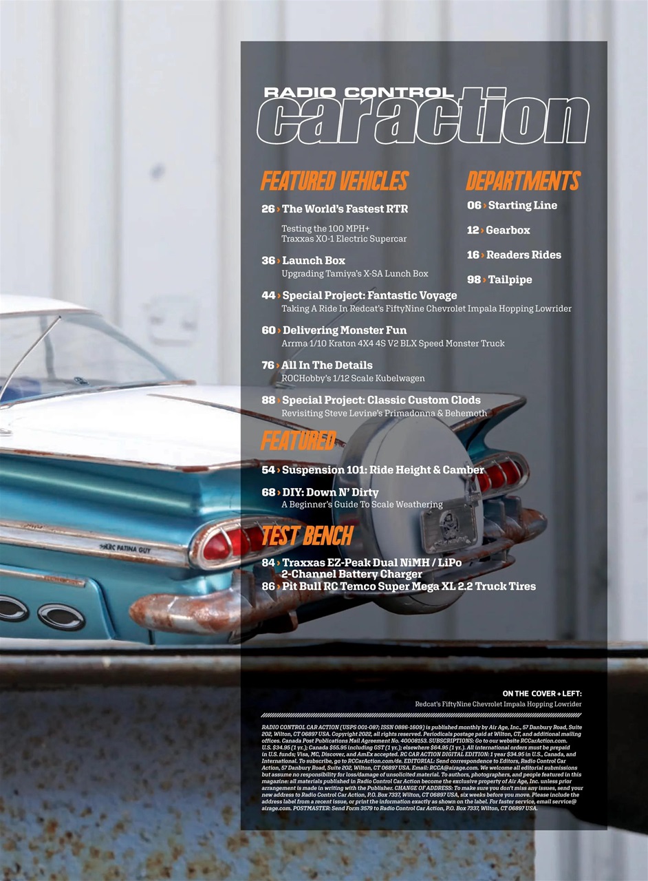RC Car Action Preview Pages