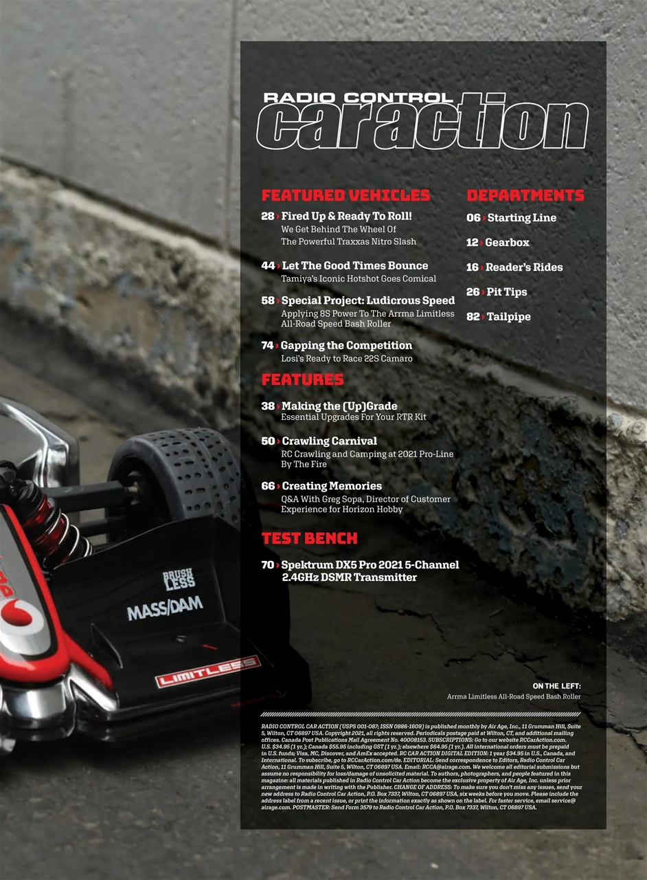 RC Car Action Preview Pages