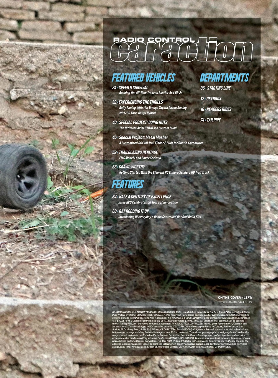 RC Car Action Preview Pages