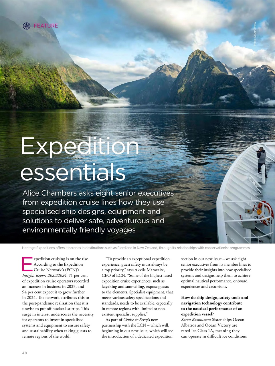 Cruise & Ferry Preview Pages