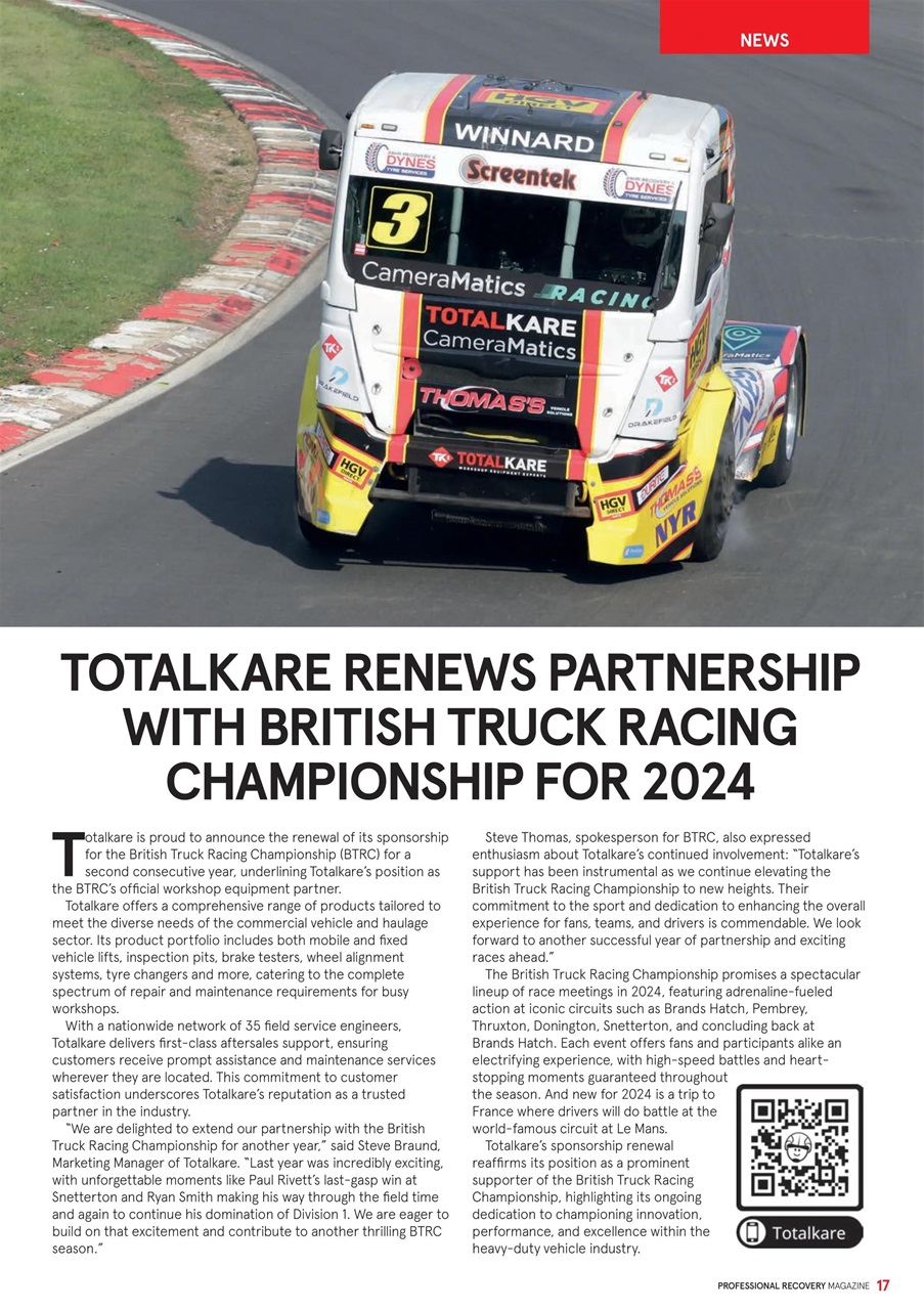 Professional Recovery Magazine Preview Pages