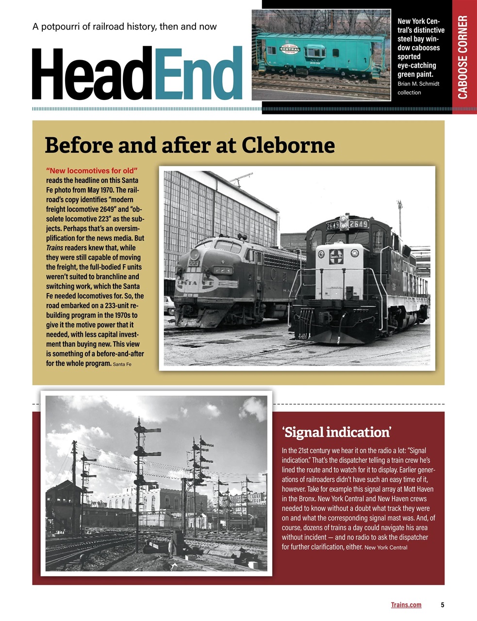 Classic Trains Preview Pages
