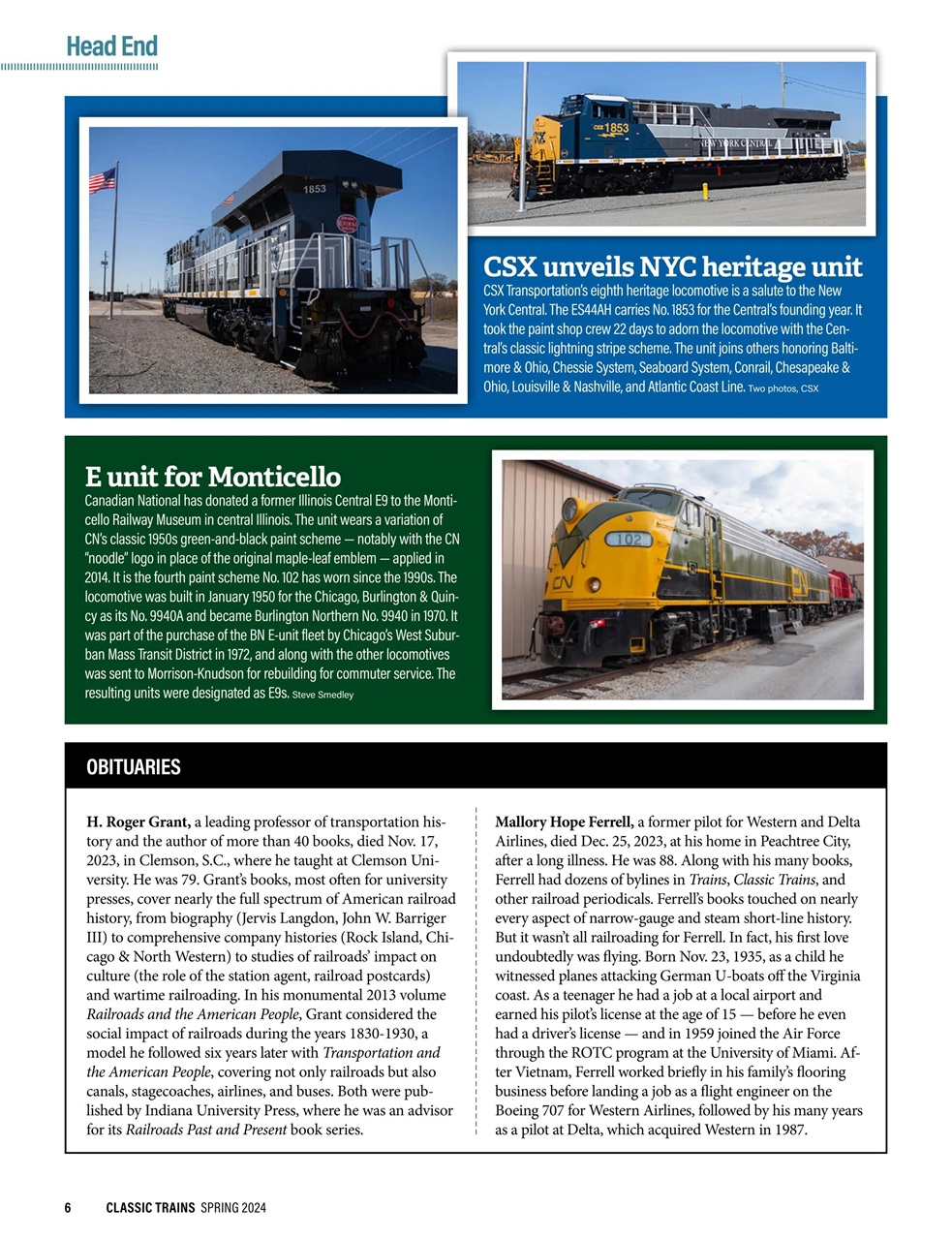 Classic Trains Preview Pages