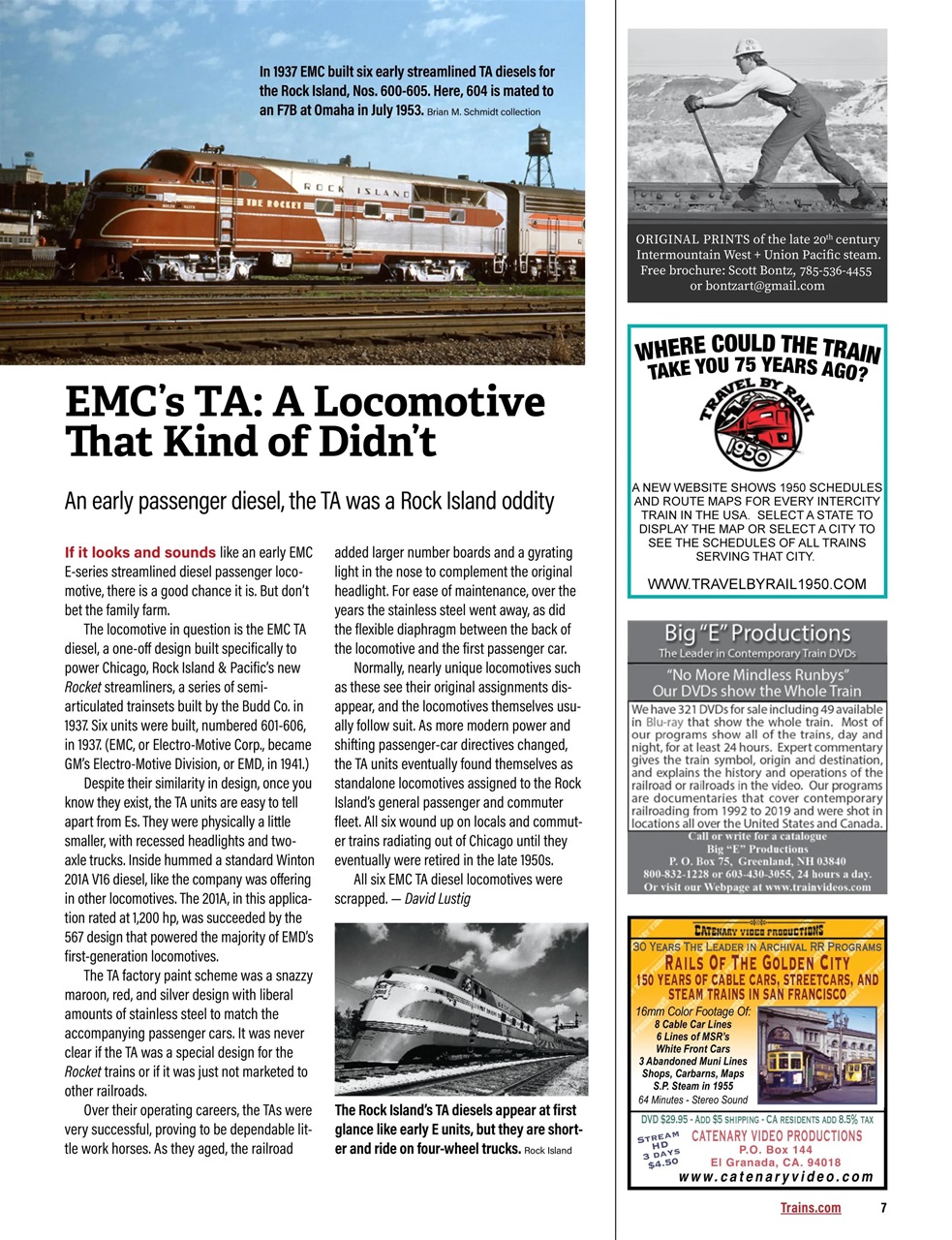 Classic Trains Preview Pages
