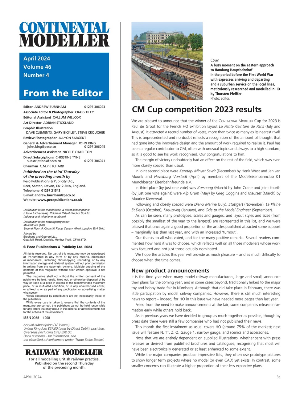 Continental Modeller Preview Pages