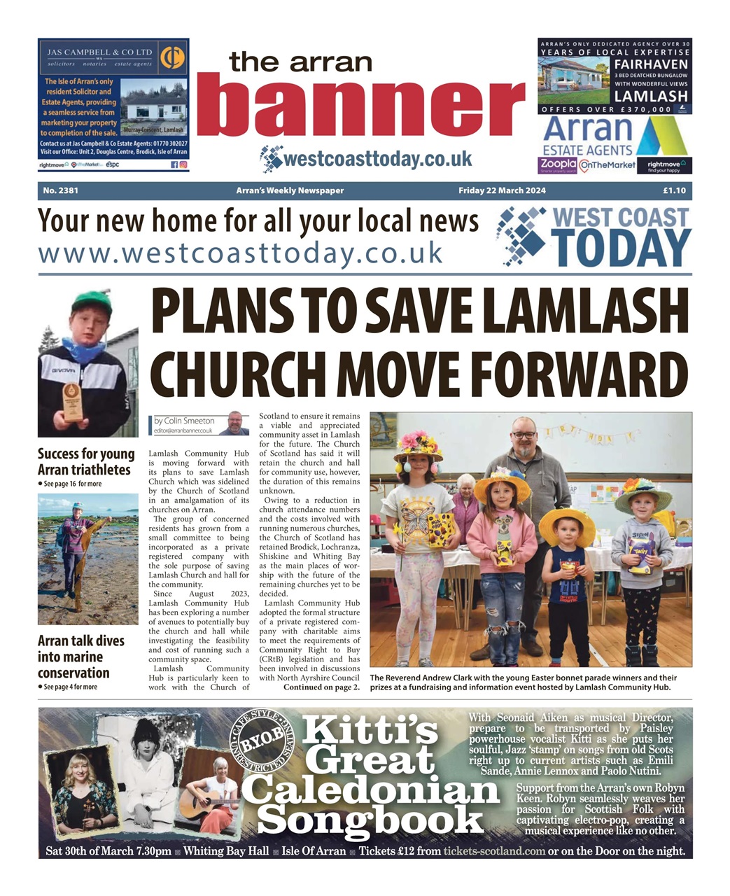 Arran Banner Preview Pages