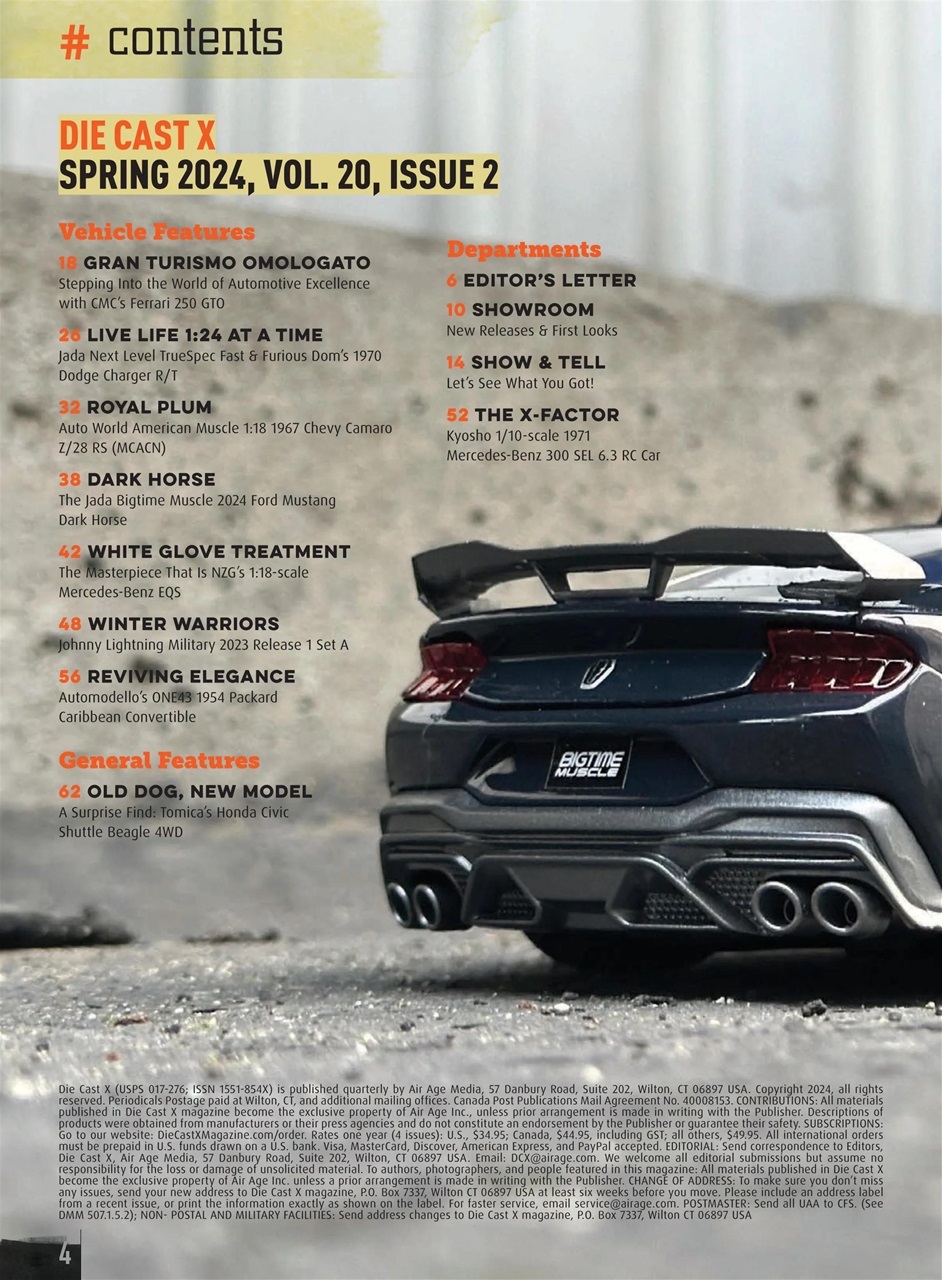 Die Cast X Magazine Preview Pages