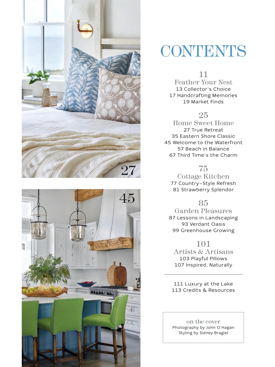 The Cottage Journal Preview Pages