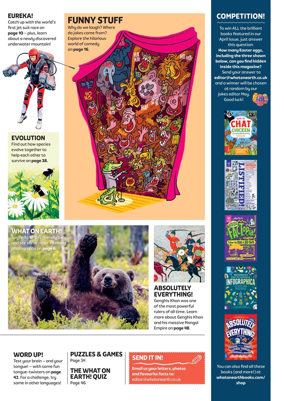 What on Earth! Magazine Preview Pages