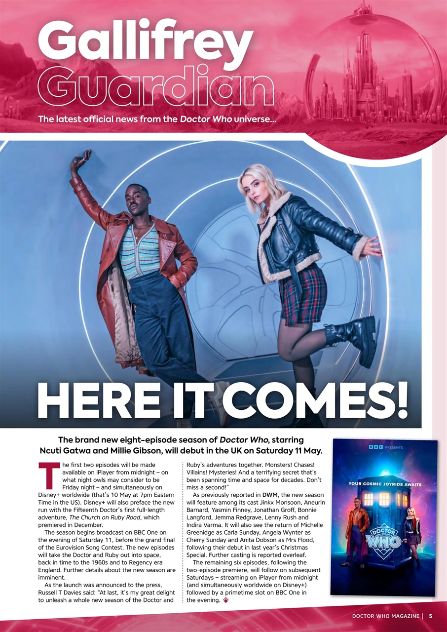 Doctor Who Magazine Preview Pages