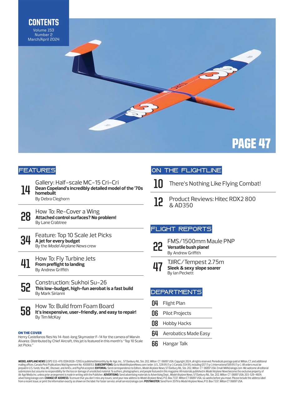 Model Airplane News Preview Pages