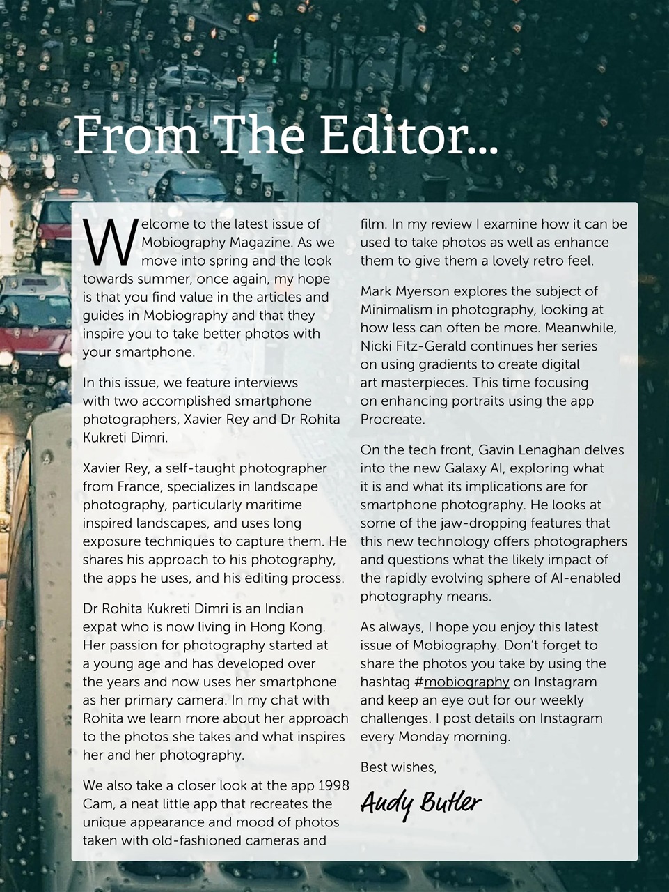 Mobiography Preview Pages