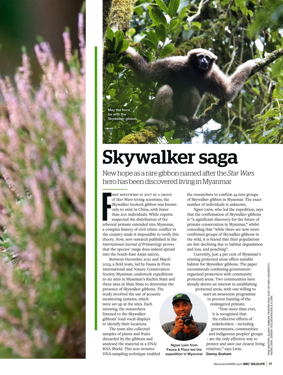 BBC Wildlife Magazine Preview Pages