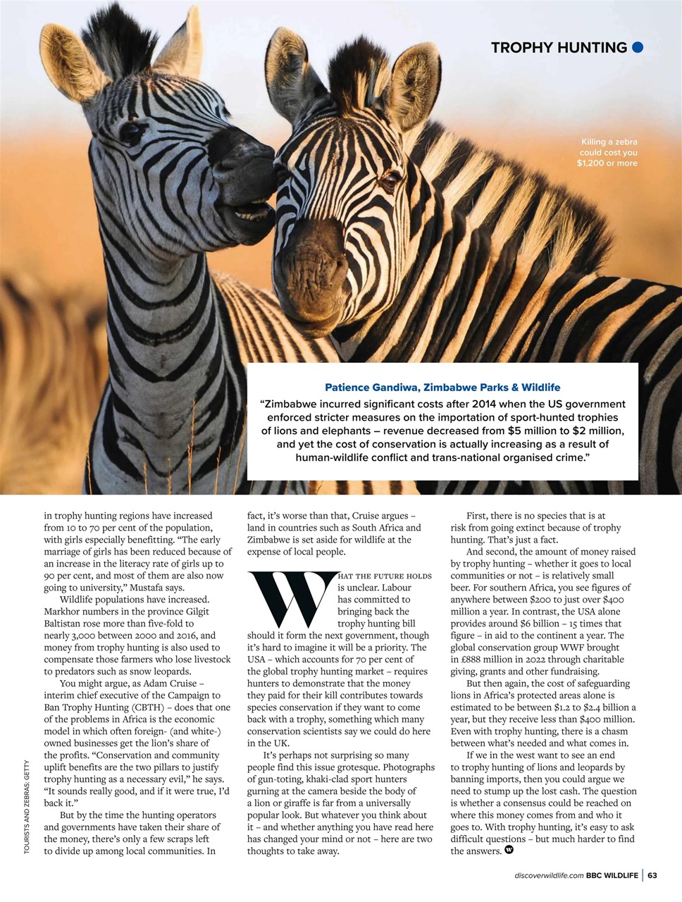 BBC Wildlife Magazine Preview Pages