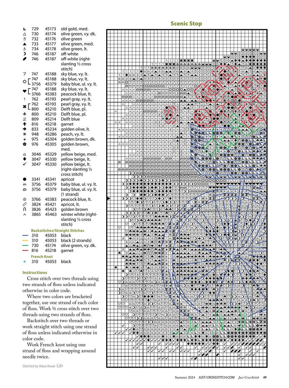 Just CrossStitch Preview Pages