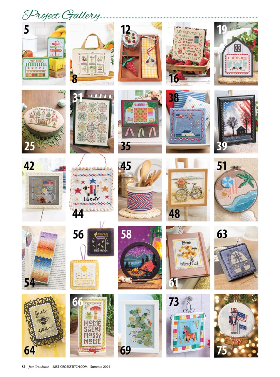 Just CrossStitch Preview Pages