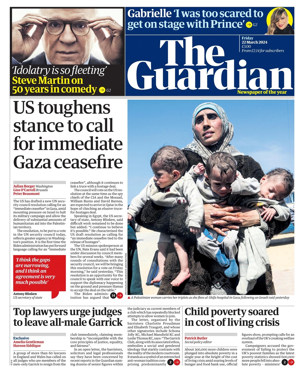 The Guardian Newspaper Preview Pages