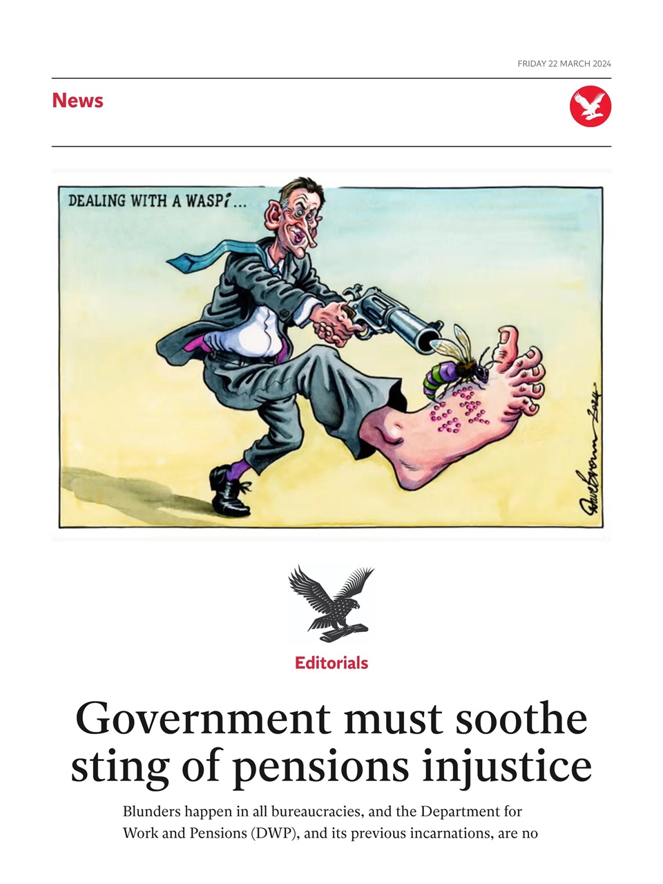 The Independent Daily Edition Newspaper Preview Pages