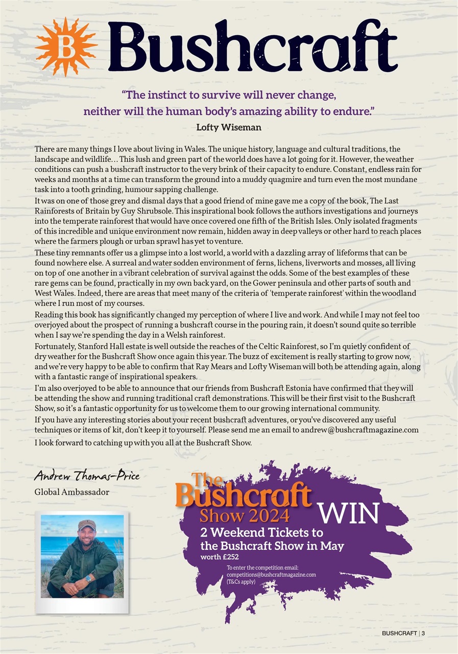 Bushcraft & Survival Skills Magazine Preview Pages