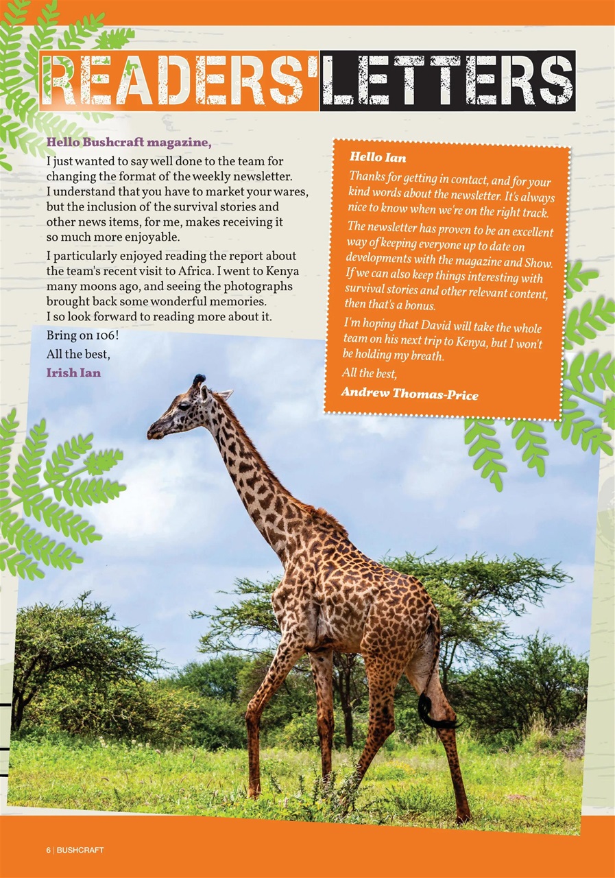 Bushcraft & Survival Skills Magazine Preview Pages