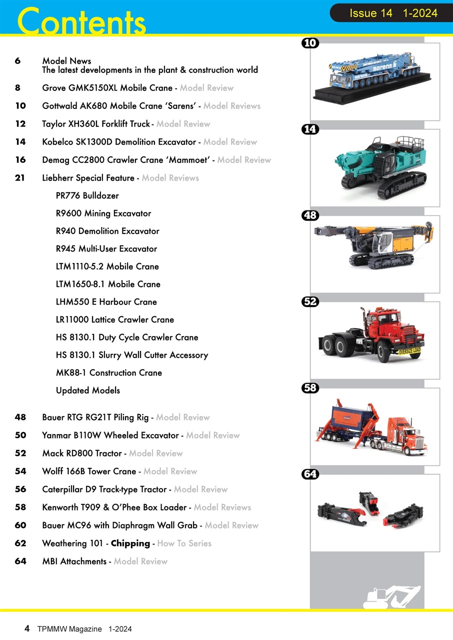 Truck, Plant & Machinery Model World Preview Pages