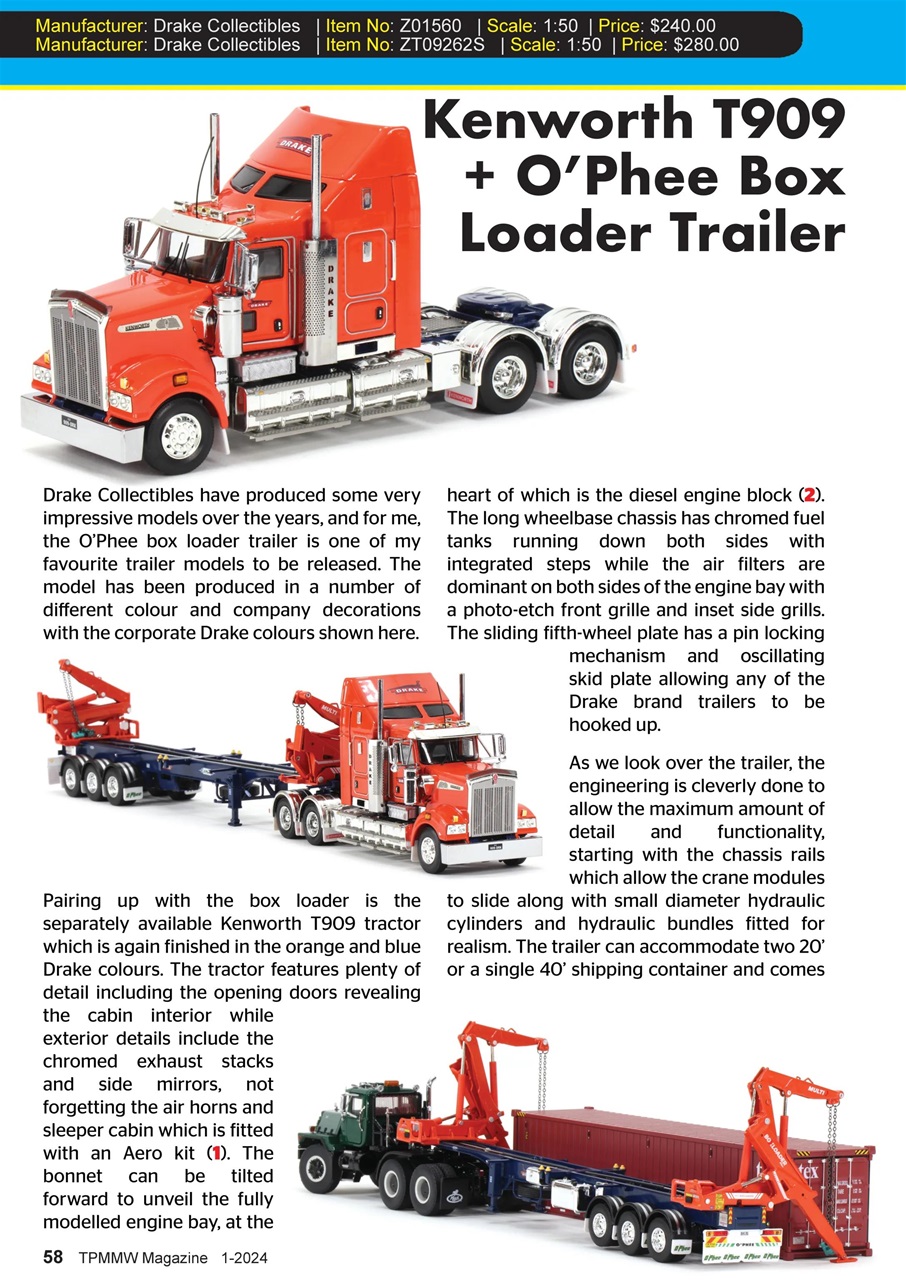 Truck, Plant & Machinery Model World Preview Pages