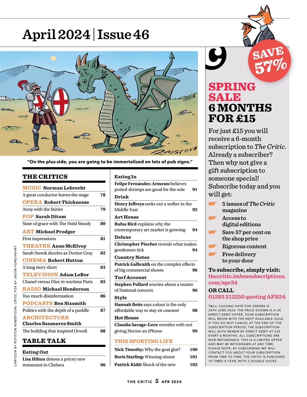 The Critic Preview Pages