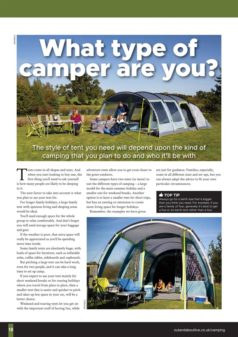 Camping Preview Pages