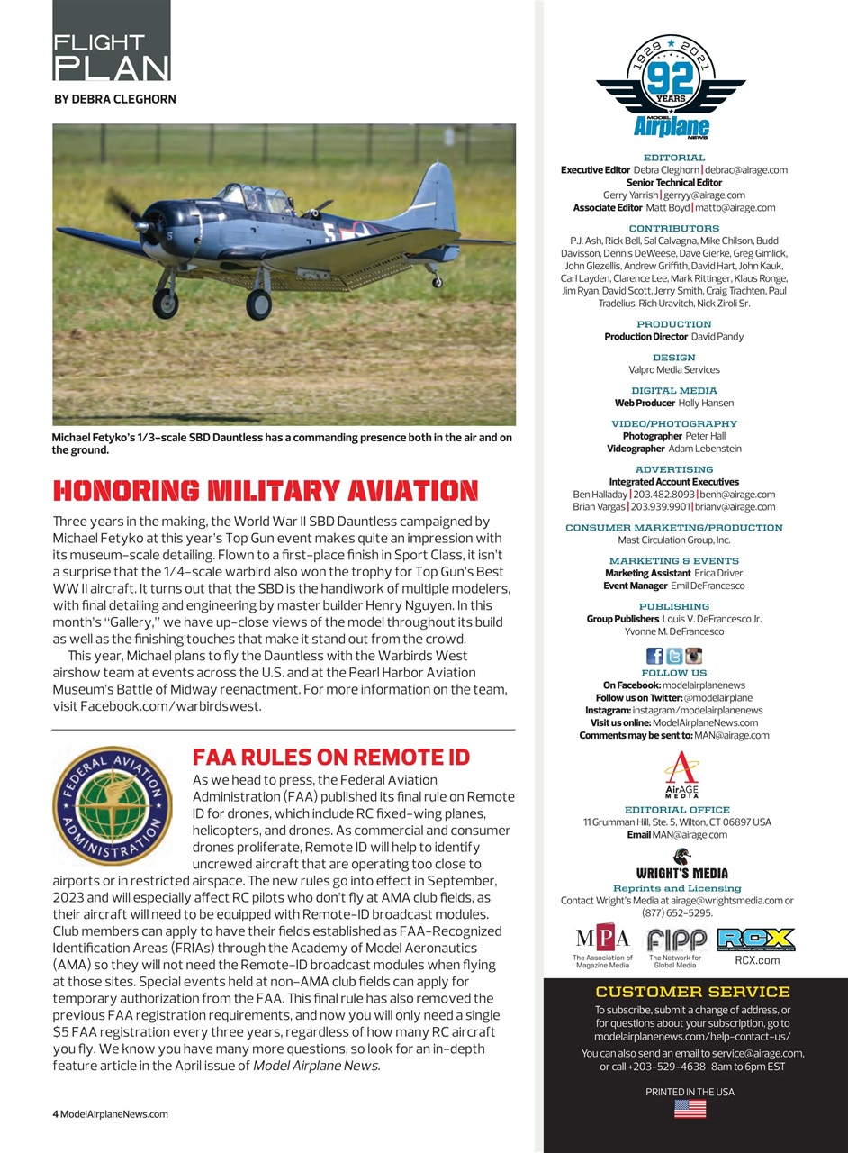 Model Airplane News Preview Pages