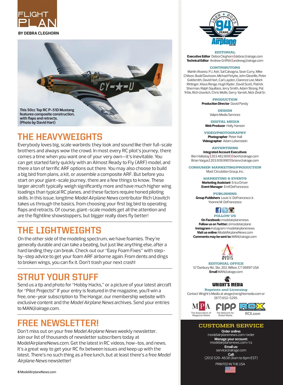 Model Airplane News Preview Pages