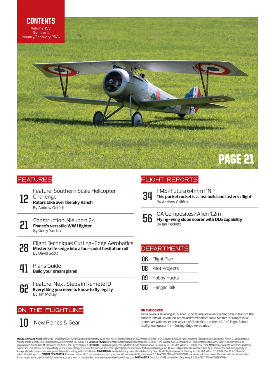 Model Airplane News Preview Pages