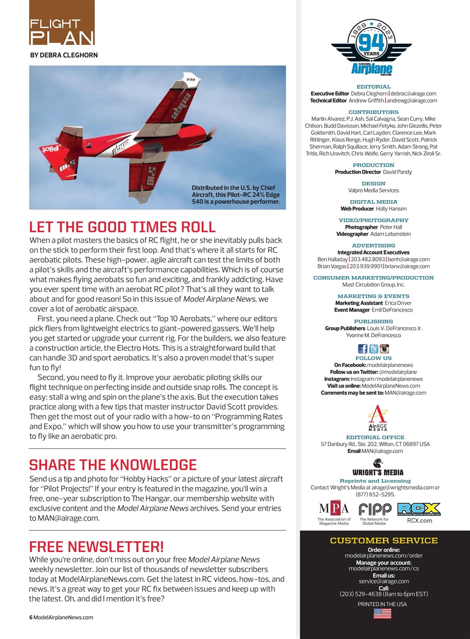 Model Airplane News Preview Pages
