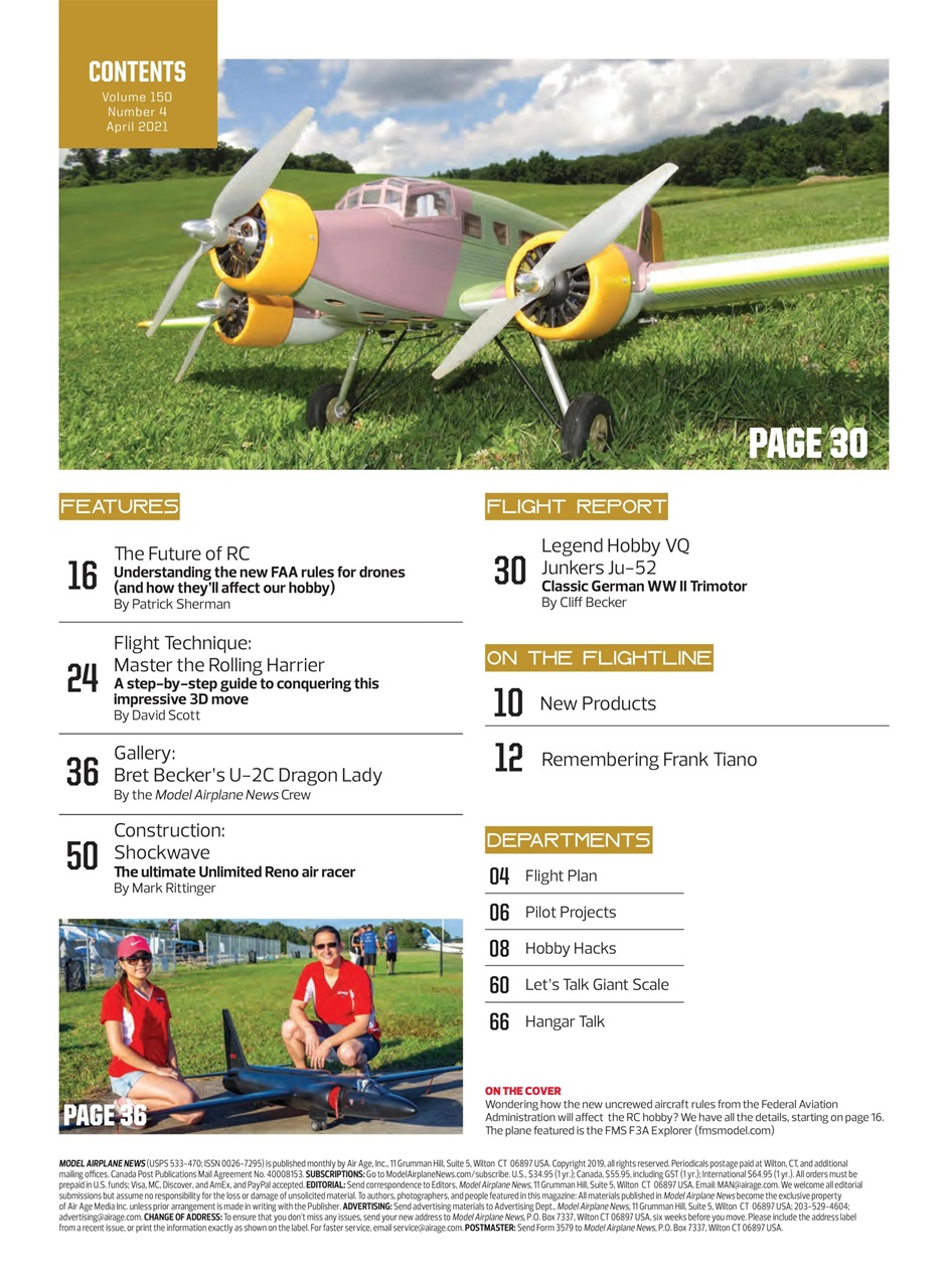 Model Airplane News Preview Pages