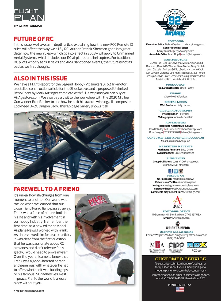 Model Airplane News Preview Pages