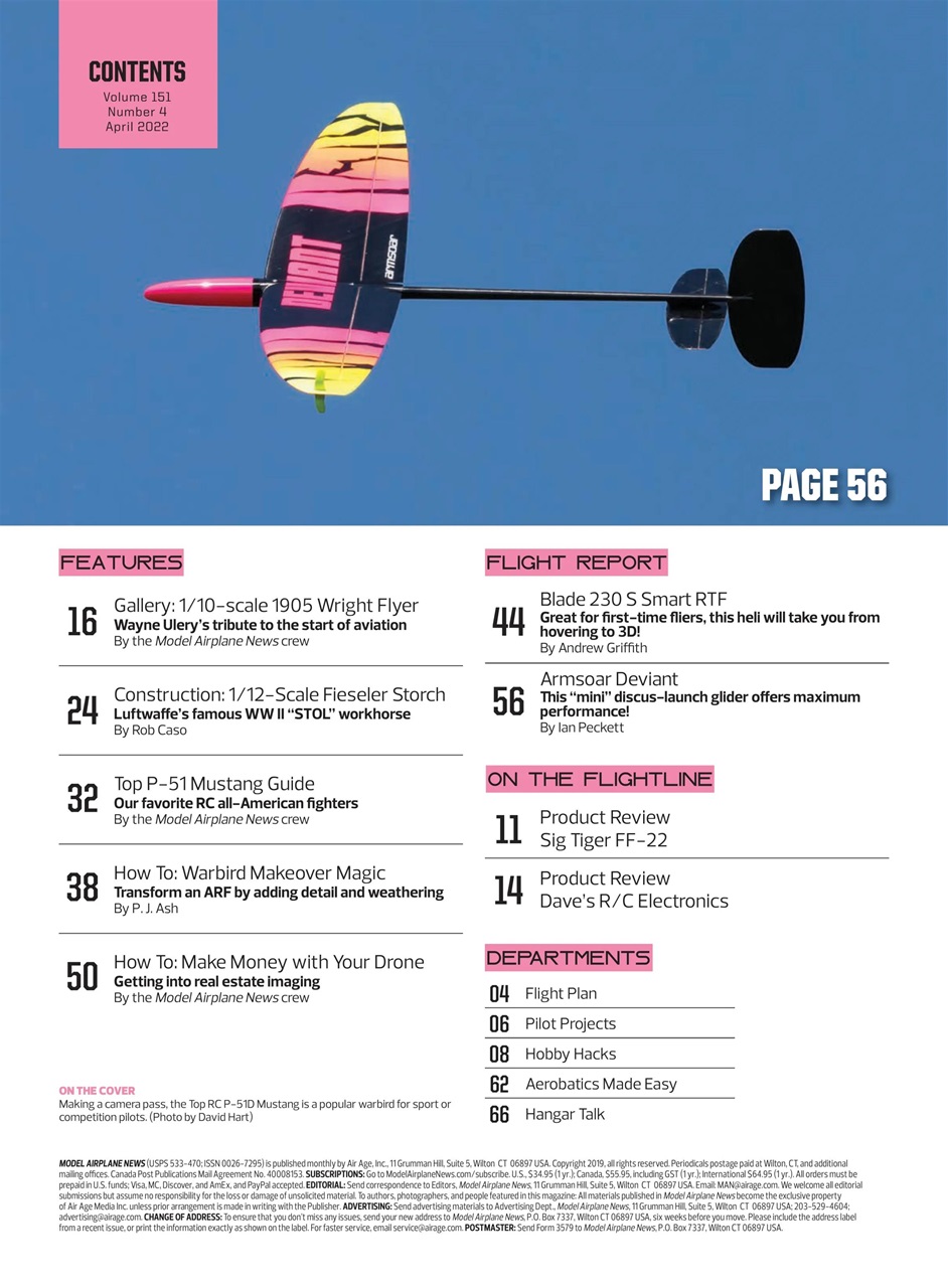 Model Airplane News Preview Pages