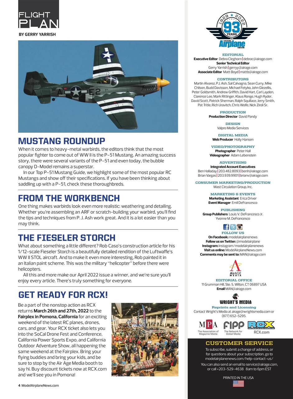 Model Airplane News Preview Pages