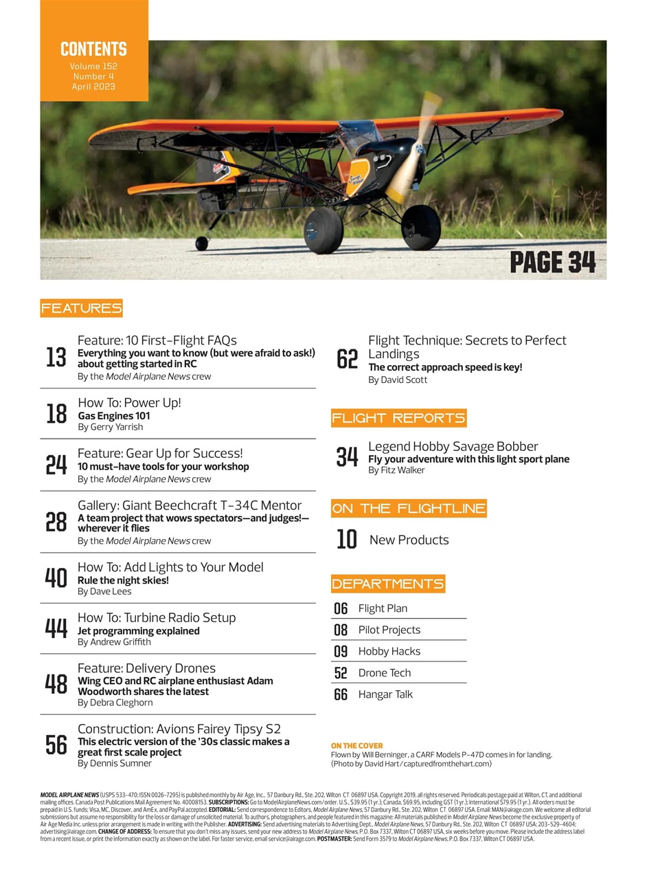 Model Airplane News Preview Pages
