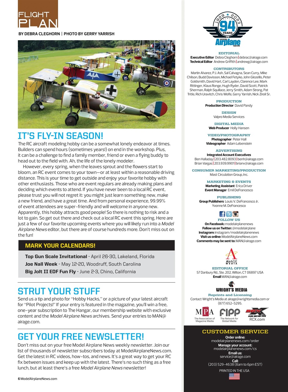 Model Airplane News Preview Pages